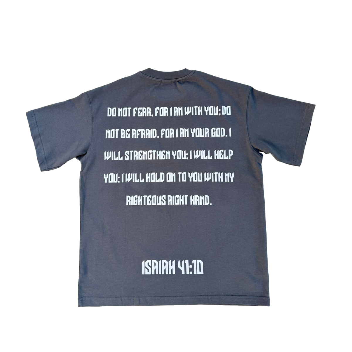 FAITH OVER FEAR T SHIRT "GRAY"