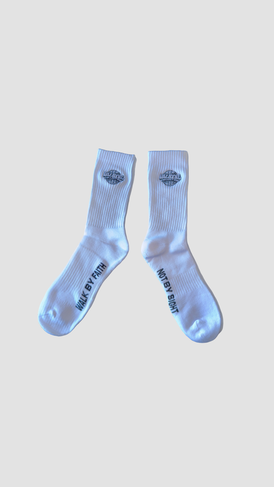 Walk By Faith Not By Sight Socks "GLOBAL"
