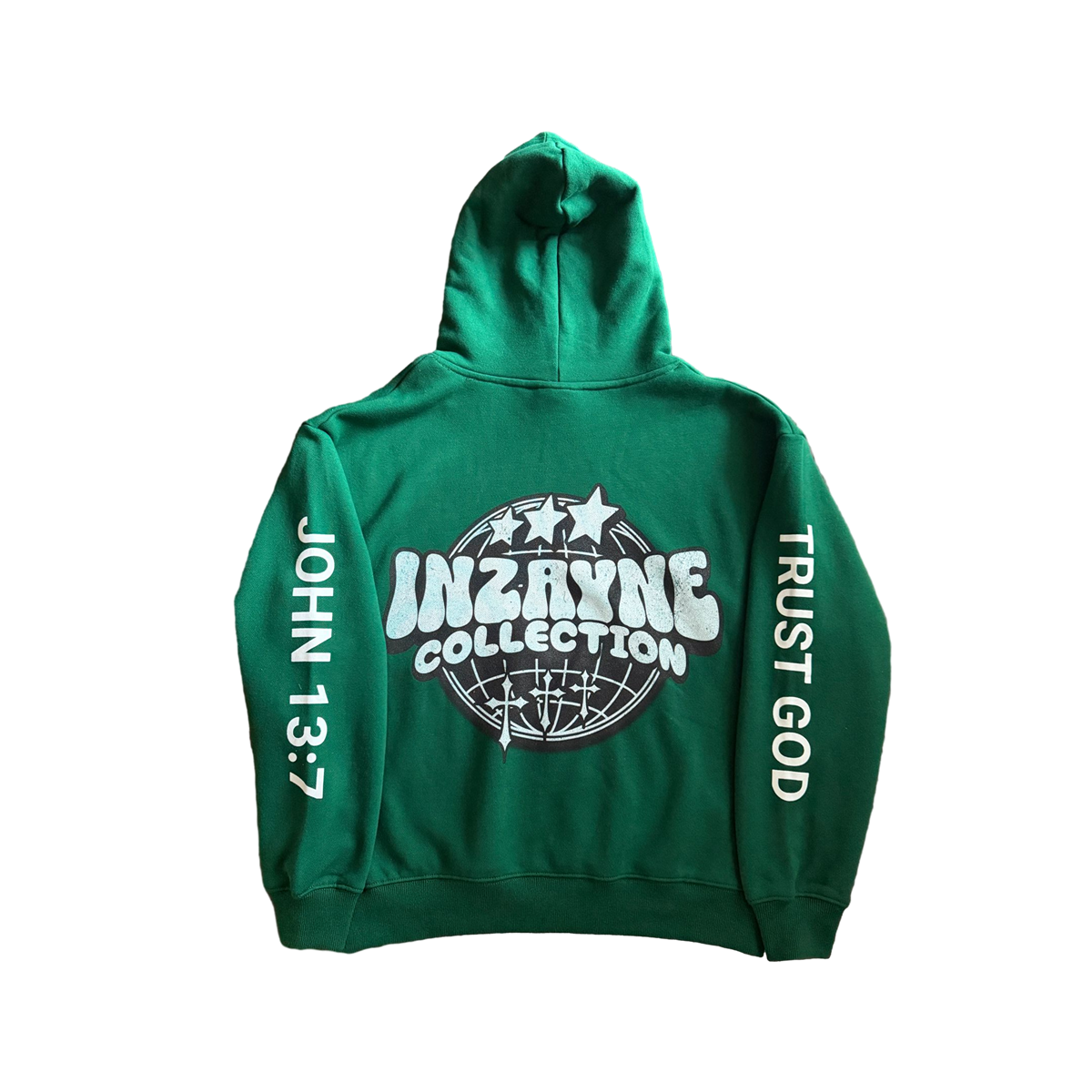 TRUST GOD HOODIE "FORREST GREEN"