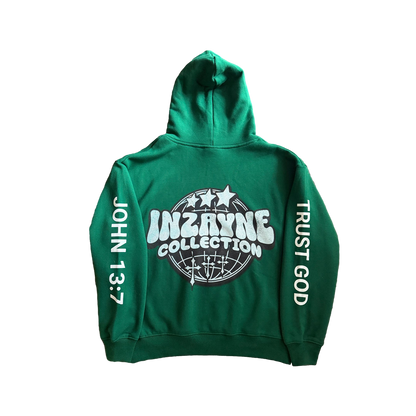 TRUST GOD HOODIE "FORREST GREEN"