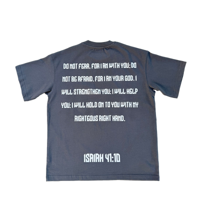 FAITH OVER FEAR T SHIRT "GRAY"