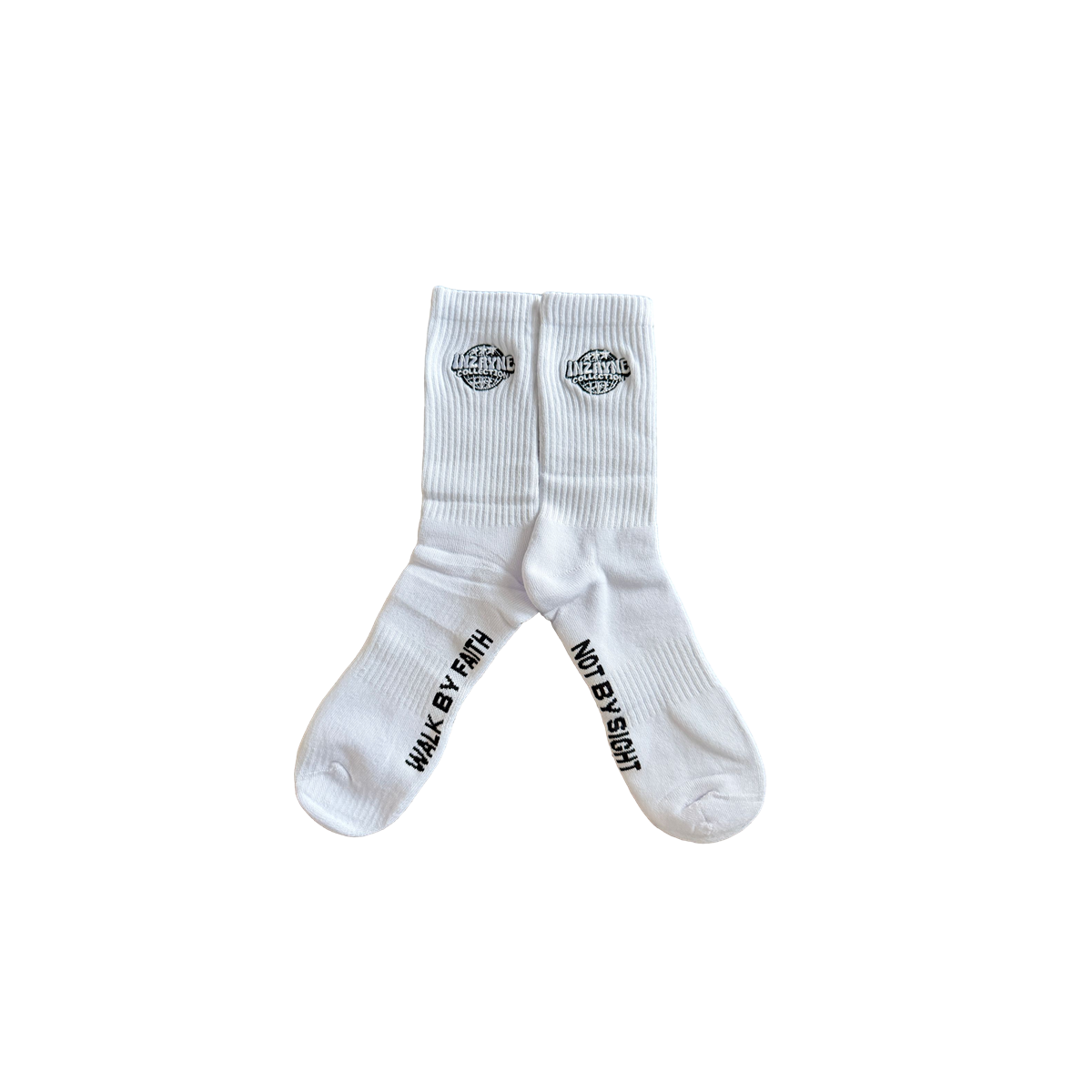 Walk By Faith Not By Sight Socks "GLOBAL"